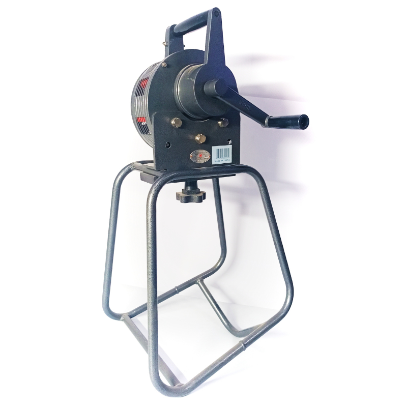 سرينة يدوى كبير علي حامل لون احمر - رمادي 2 15